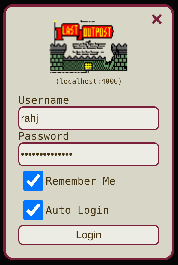 Login Window