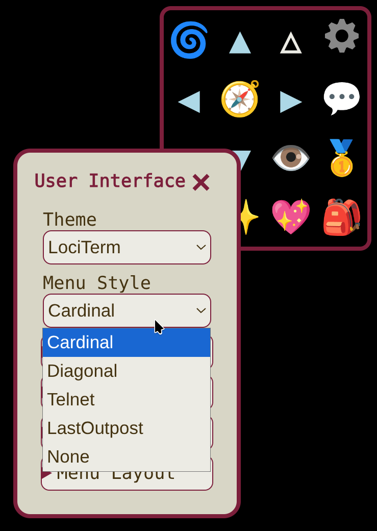 UI Menu Style Selection